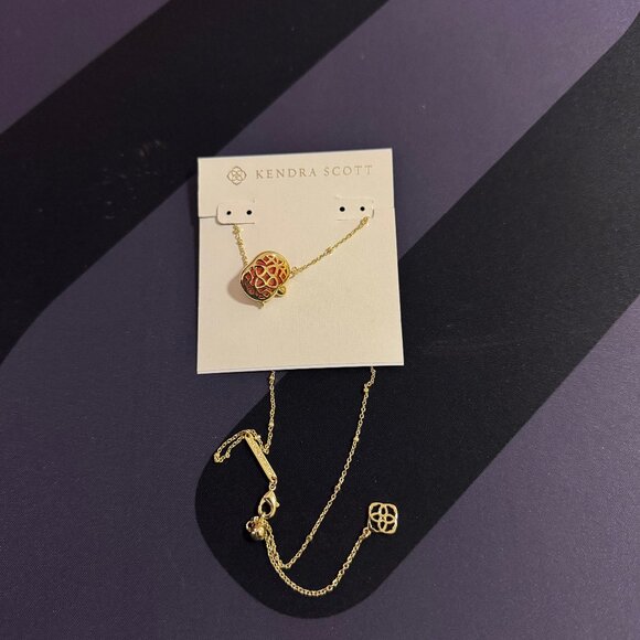 Kendra Scott Pumpkin Pendant Necklace - Picture 3 of 3